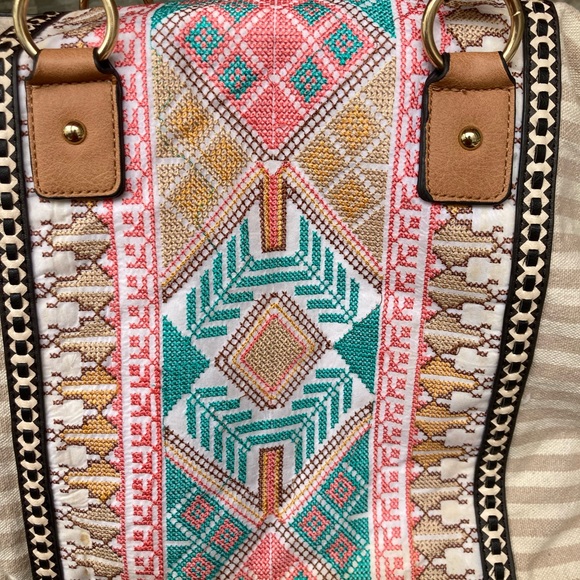 Large weekender bag embroidered - Picture 4 of 13